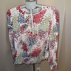 Lucky Brand Multicolor Floral Blouse